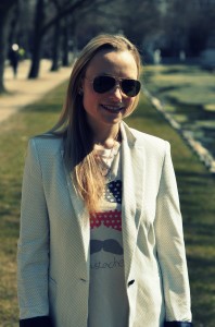 Zara-Blazer und Tshirt